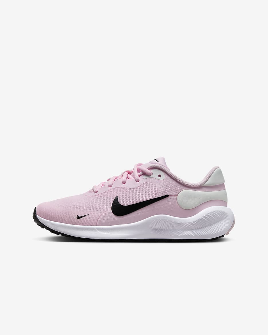 Nike Revolution 7 Older Kids' Running Shoes - Pink Foam/Summit White/White/Black