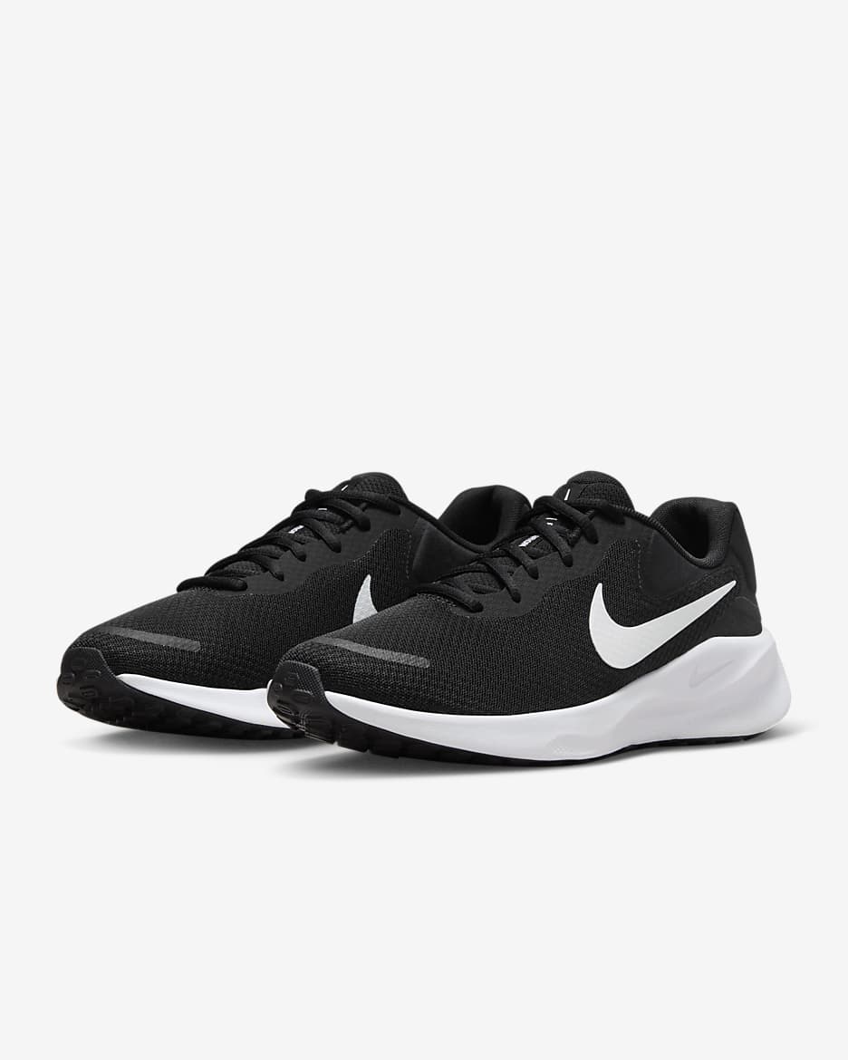 Ανδρικά παπούτσια για τρέξιμο σε δρόμο Nike Revolution 7 - Μαύρο/Λευκό