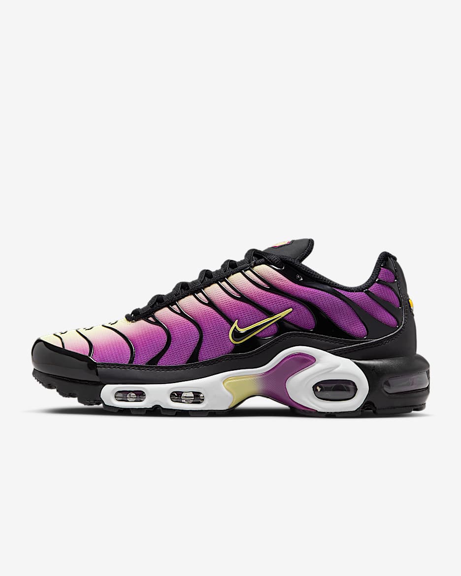 รองเท้าผู้หญิง Nike Air Max Plus - ดำ/Bold Berry/ขาว/Citron Tint