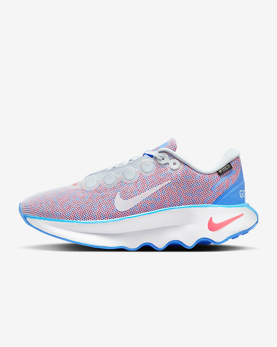 Nike Motiva GORE-TEX Women's Waterproof Walking Shoes - Blue Tint/University Blue/Bright Crimson/Blue Tint