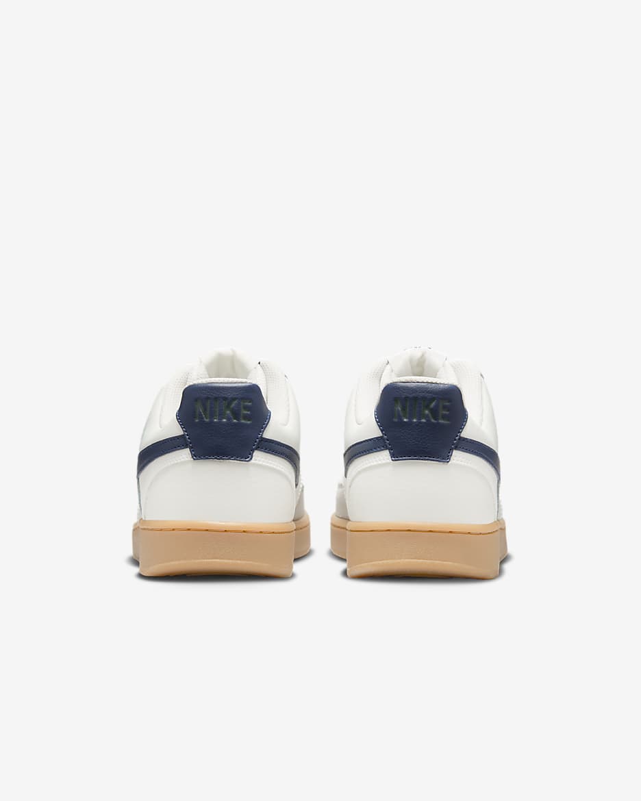 Nike Court Vision Low Men's Shoes - Sail/Gum Light Brown/Light Iron Ore/Midnight Navy