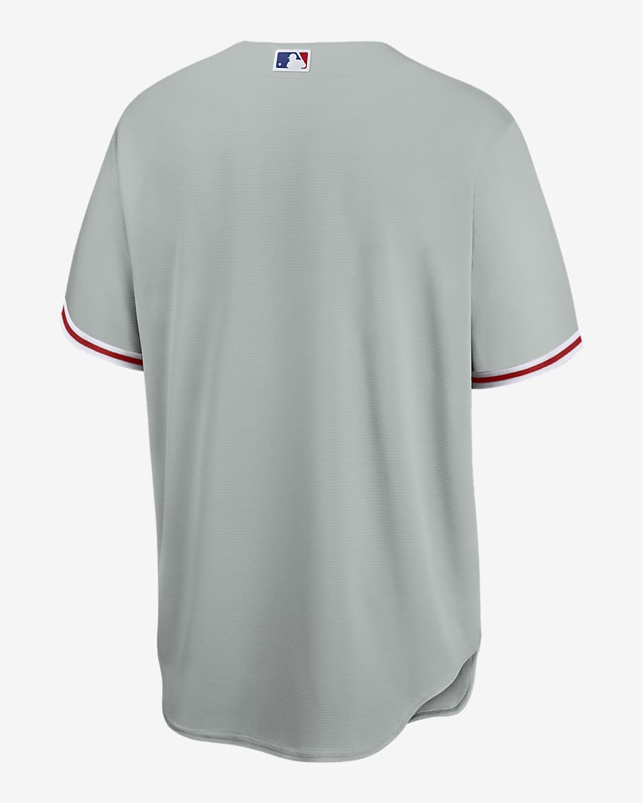 MLB Philadelphia Phillies Men's Replica Baseball Jersey - Base Grey