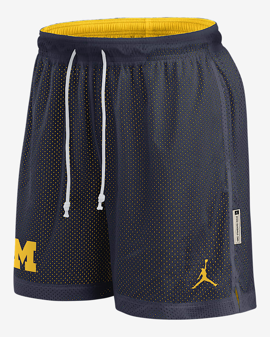Michigan Reversible Men's Jordan Brand Dri-FIT College Shorts - Navy