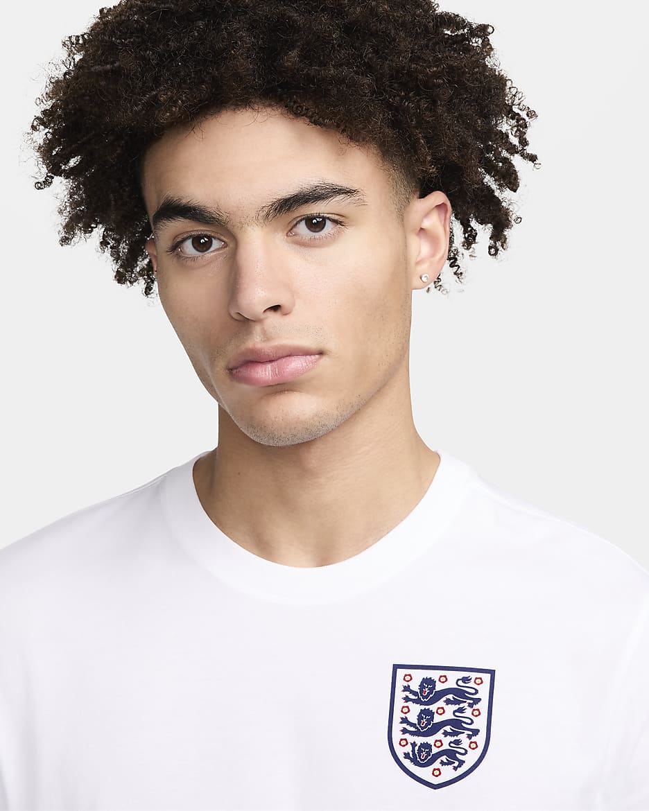 England Men's Nike Football T-Shirt - White