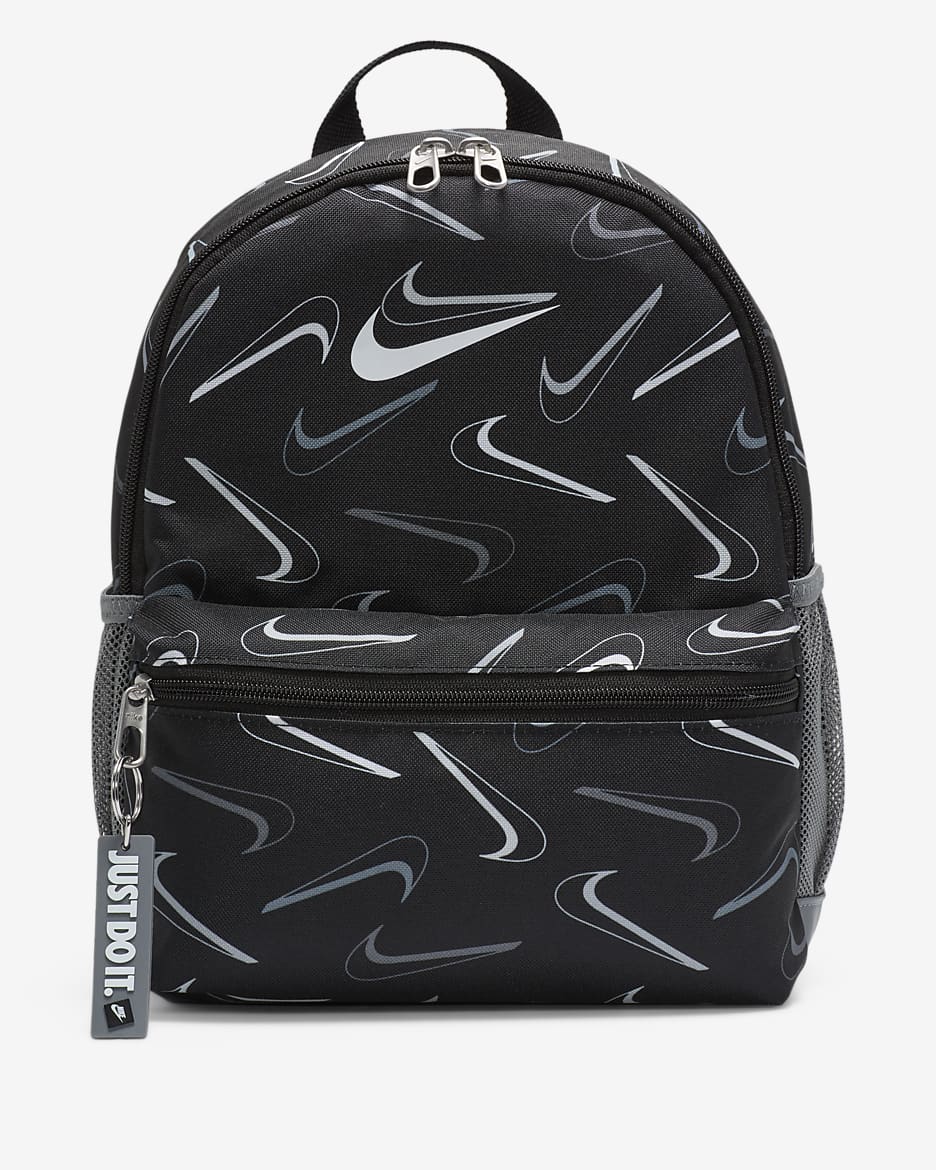 Minimochila para niños (11 L) Nike Brasilia JDI - Negro/Gris humo/Blanco