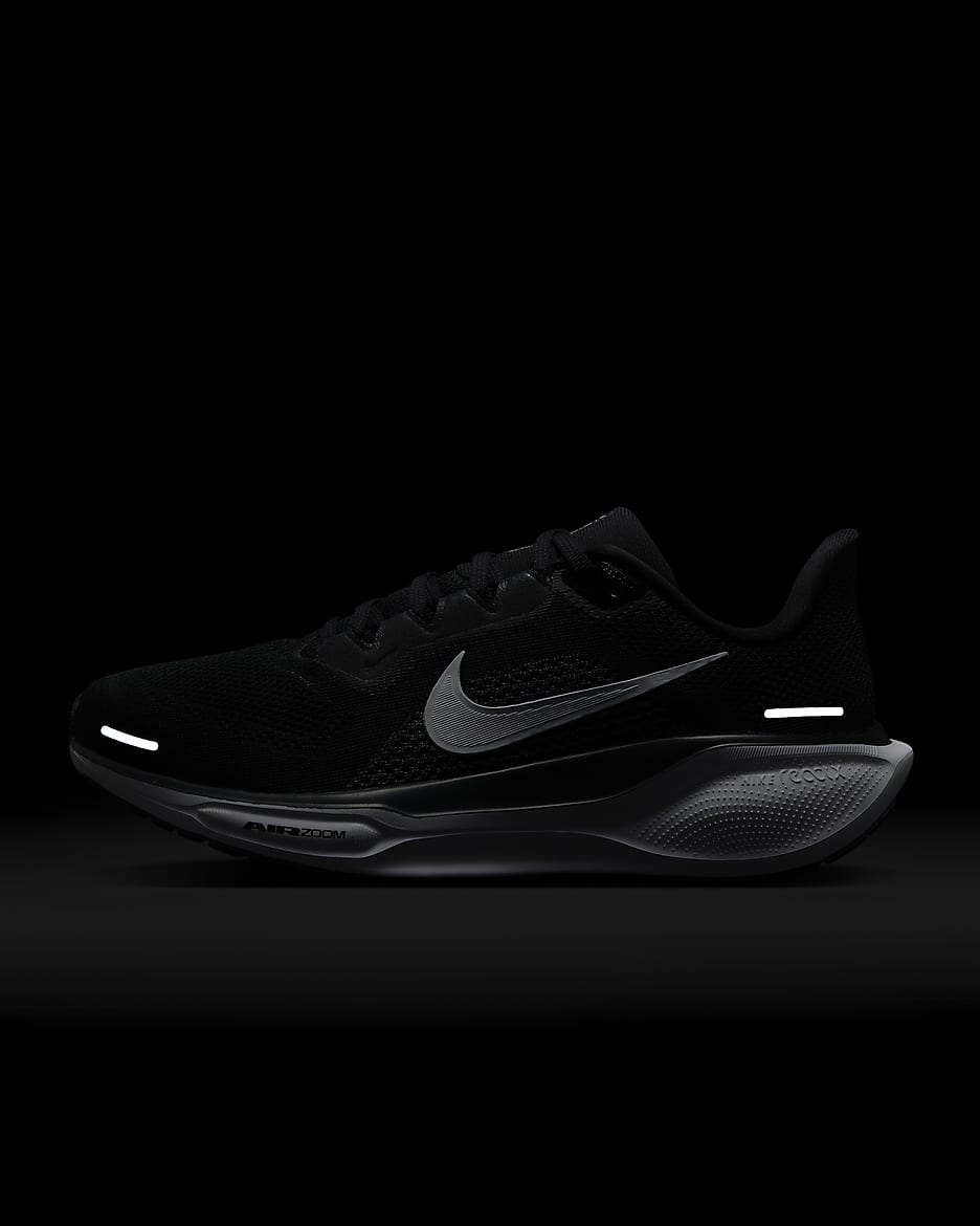 Nike Pegasus 41 Women's Road Running Shoes (Extra Wide) - Black/Anthracite/White