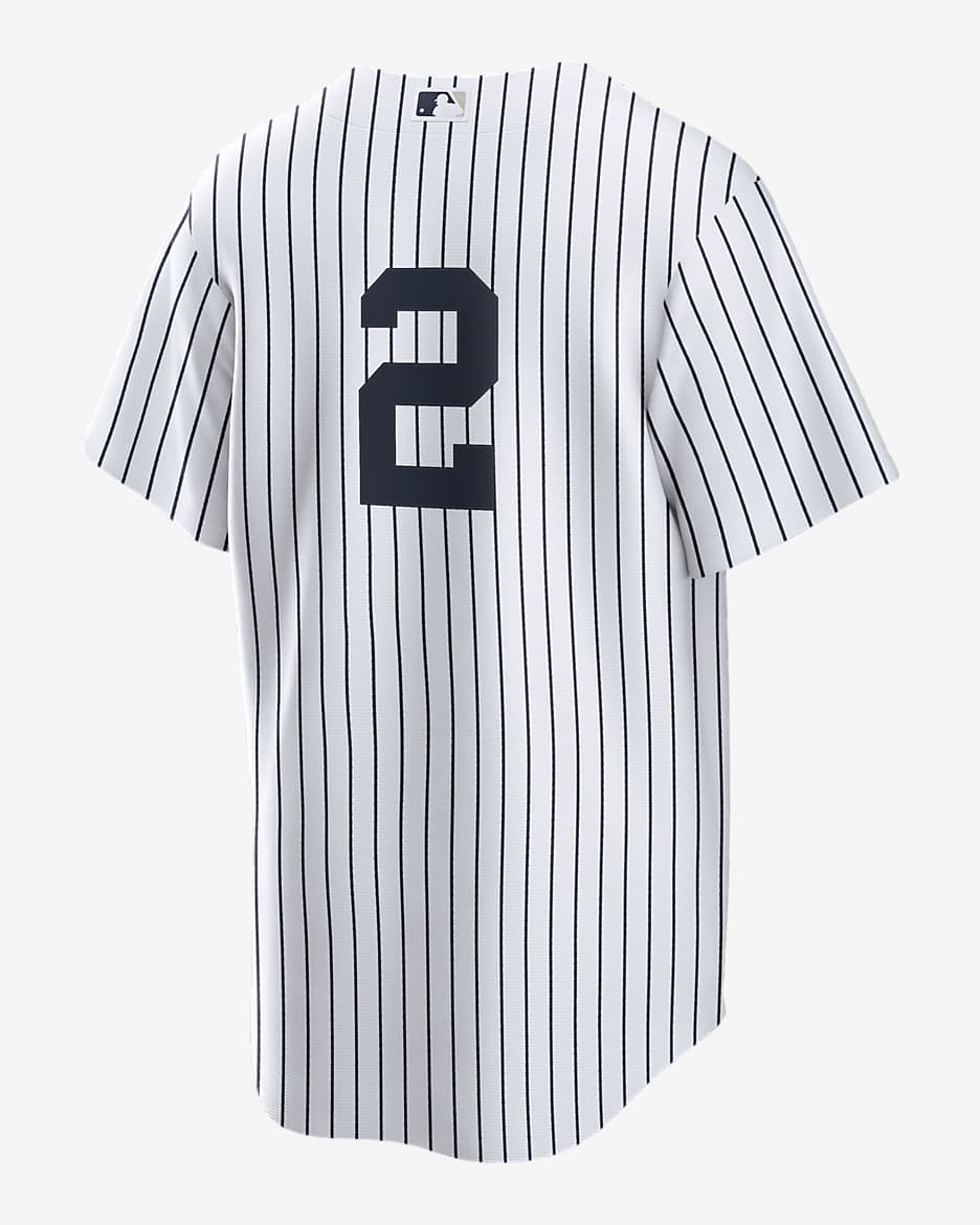 MLB New York Yankees (Derek Jeter) Men's Replica Baseball Jersey - White