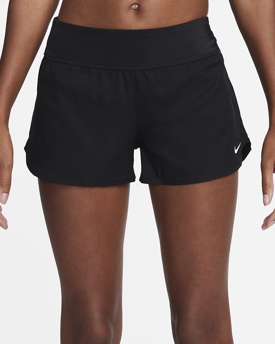 Shorts de playa para mujer Nike Essential - Negro