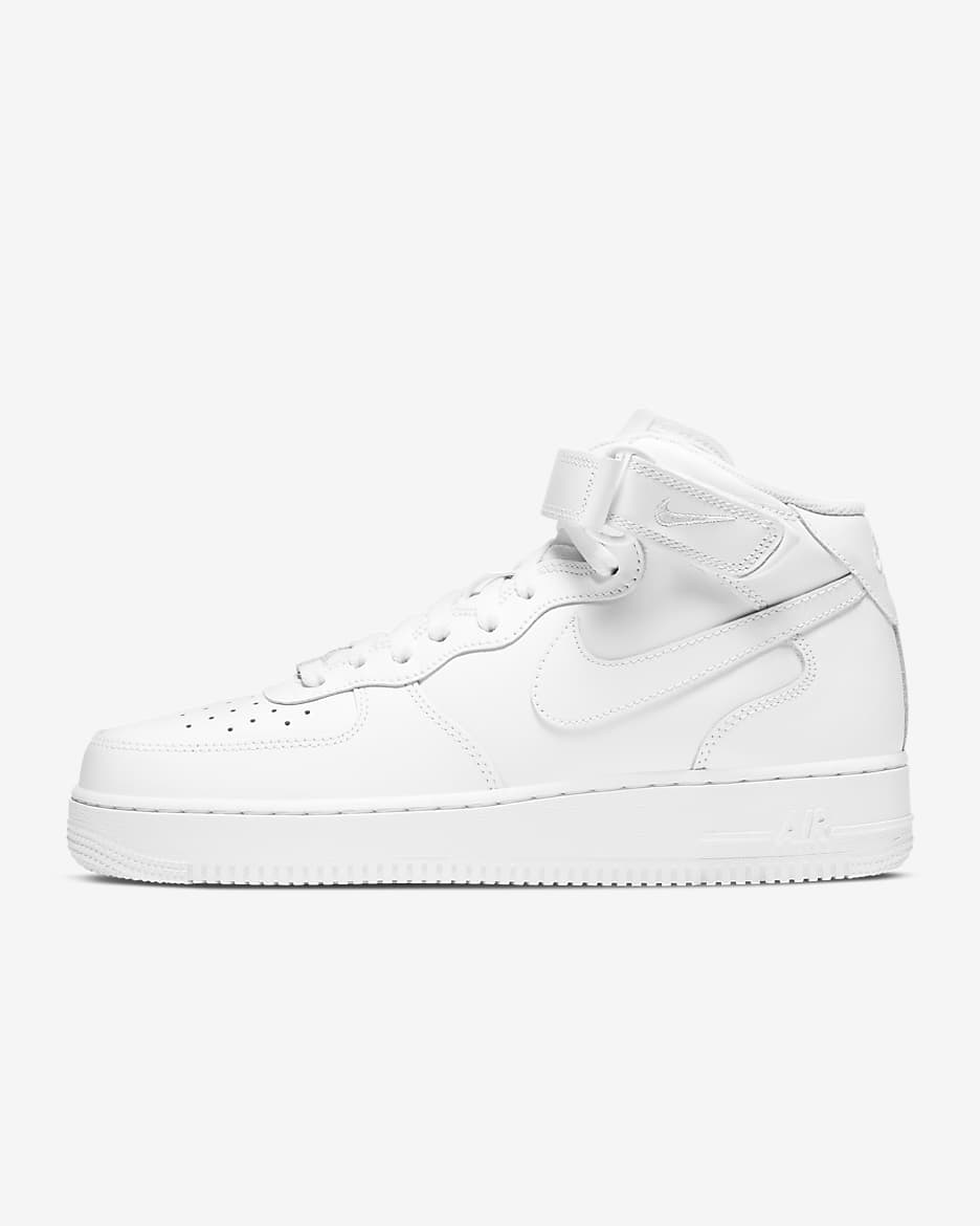 Calzado para hombre Nike Air Force 1 Mid '07 - Blanco/Blanco