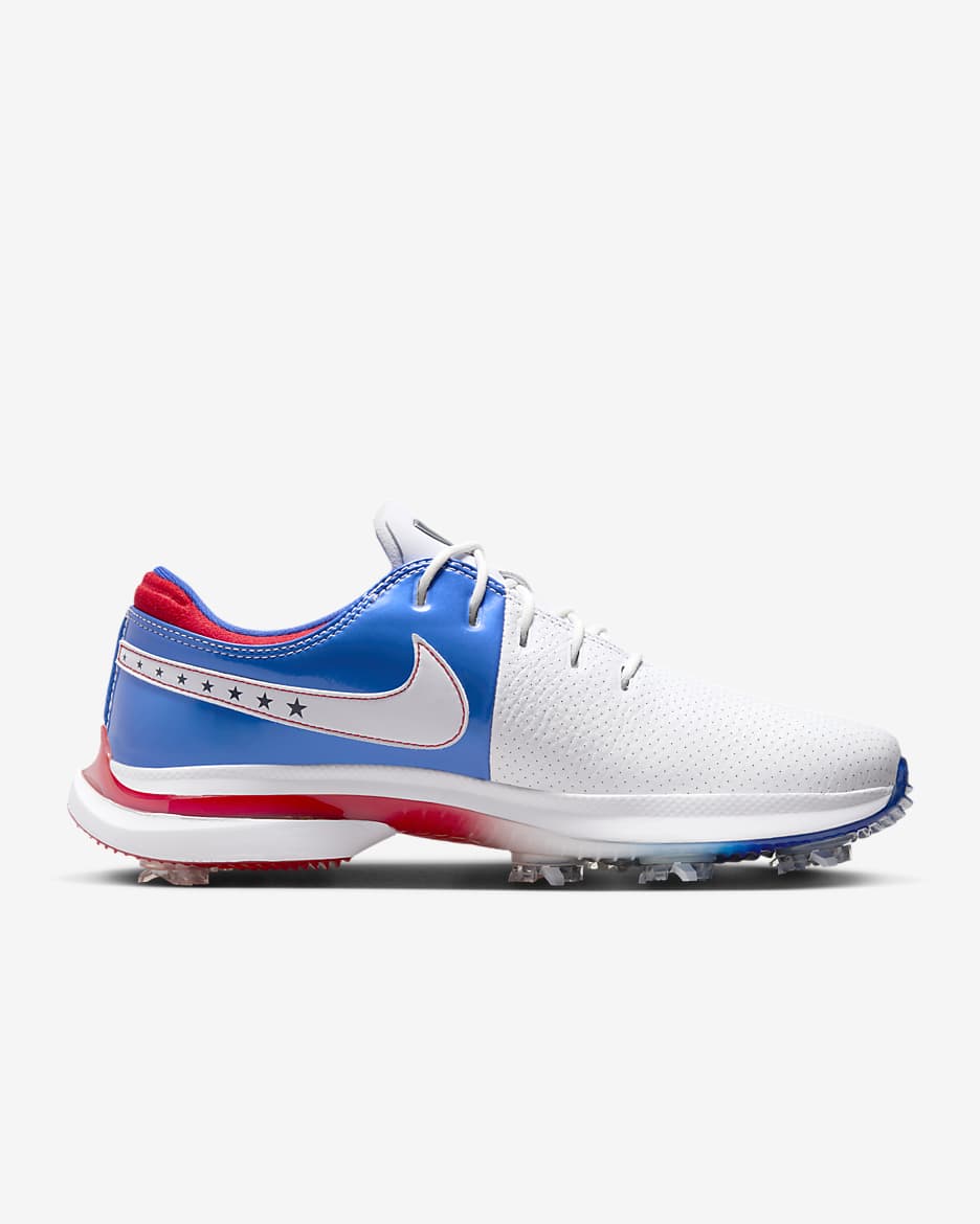 Calzado de golf para hombre Nike Air Zoom Victory Tour 3 NRG - Blanco/Rojo reto/Hiperroyal/Obsidiana