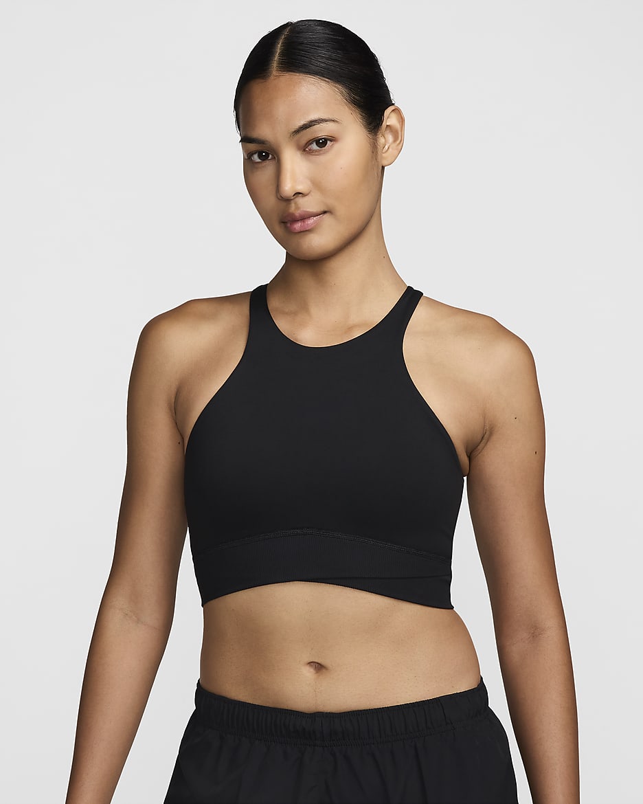 Nike One Twist Women's Light-Support Lightly Lined High-Neck Sports Bra - Black/Black