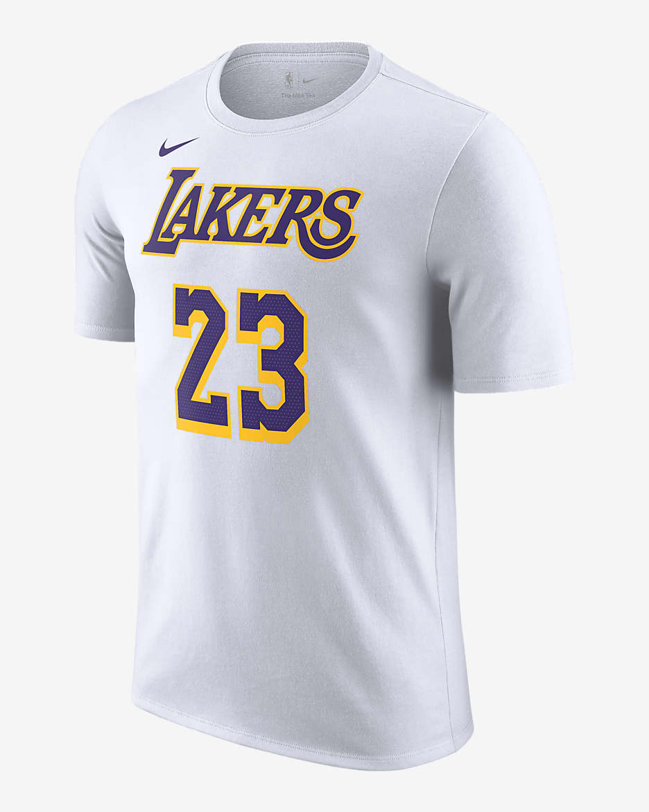 Los Angeles Lakers Men's Nike NBA T-Shirt - White