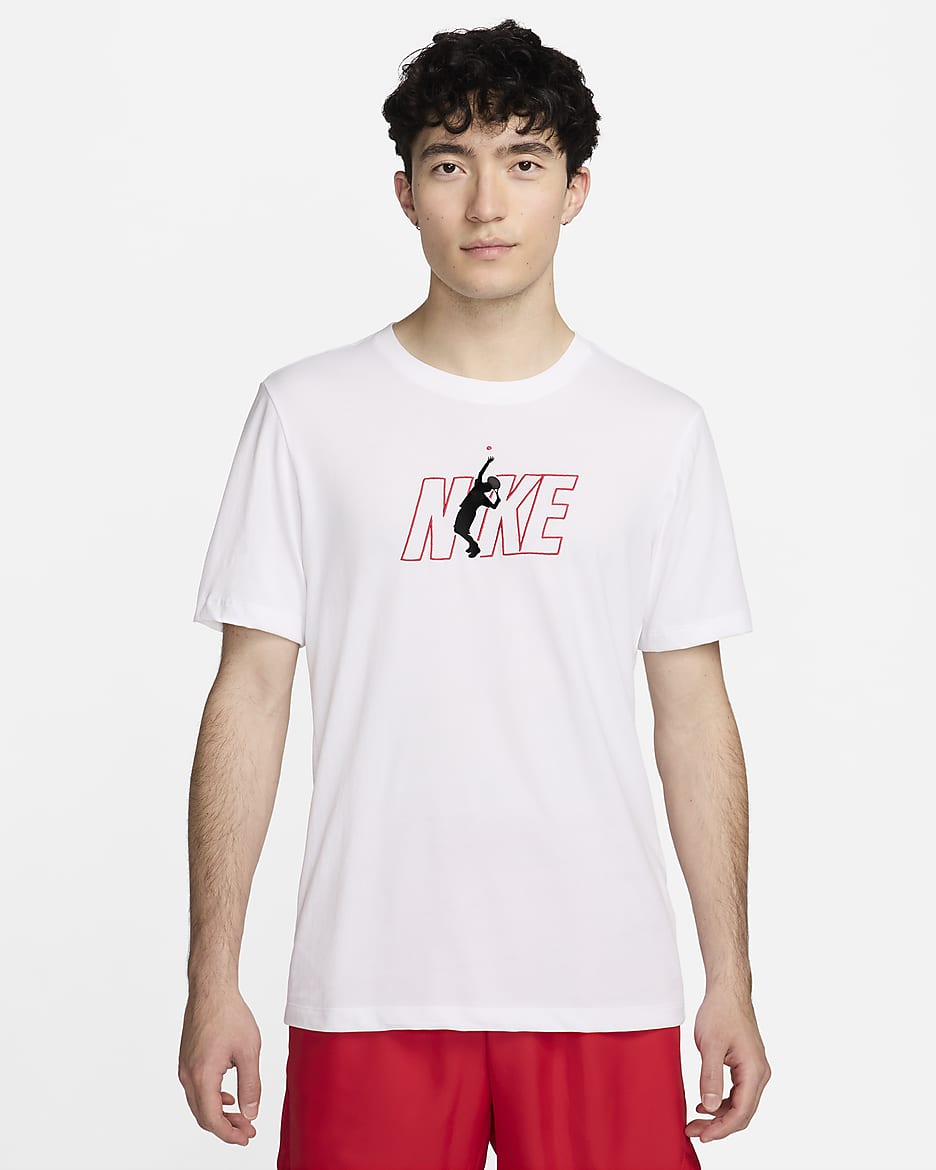 NikeCourt Men's Dri-FIT Tennis T-Shirt - White