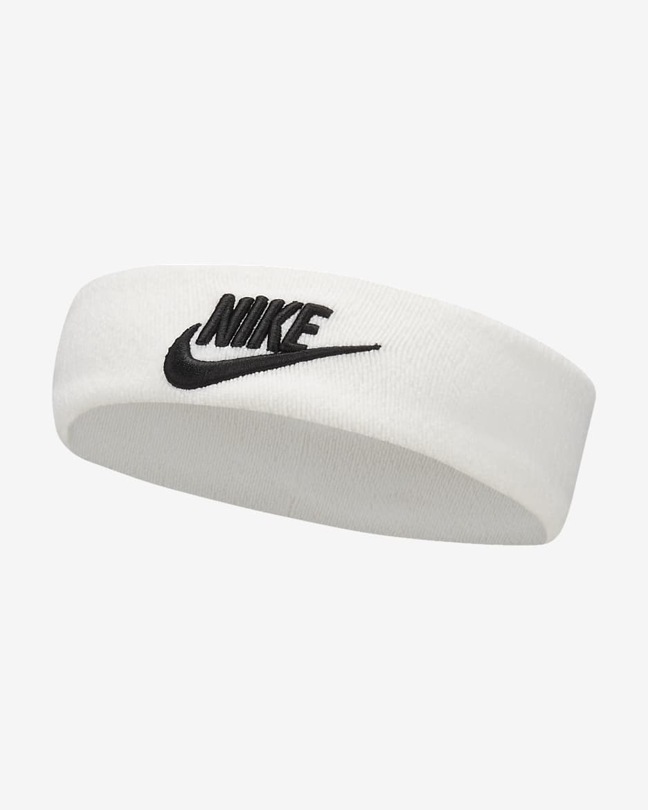 Nike Athletic Brede hoofdband - Wit/Zwart