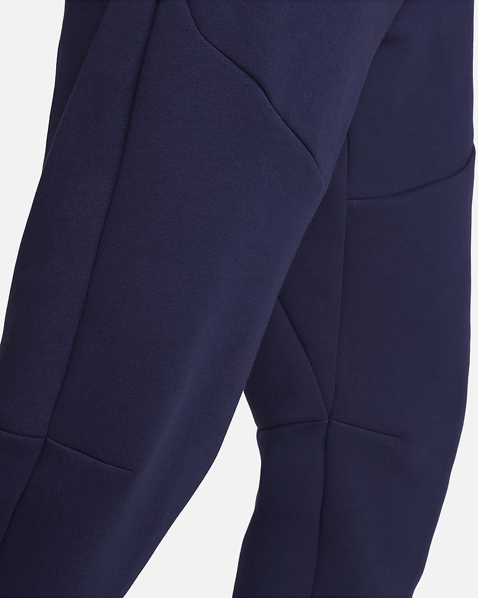 Pantalon de jogging Nike Football Angleterre Tech Fleece pour homme - Purple Ink/Blanc