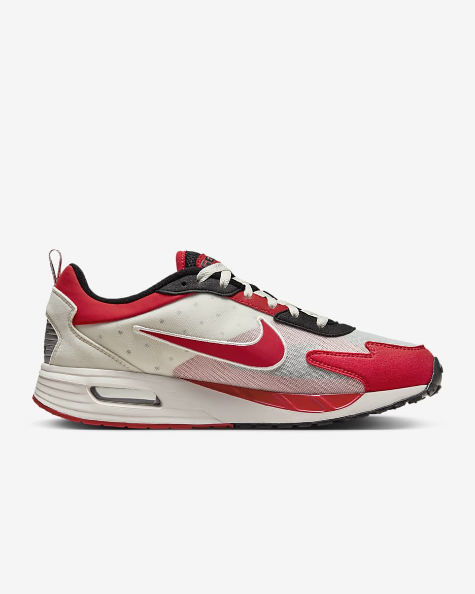 Georgia Nike Air Max Solo Men's Shoes - Black/Phantom/University Red/Metallic Silver