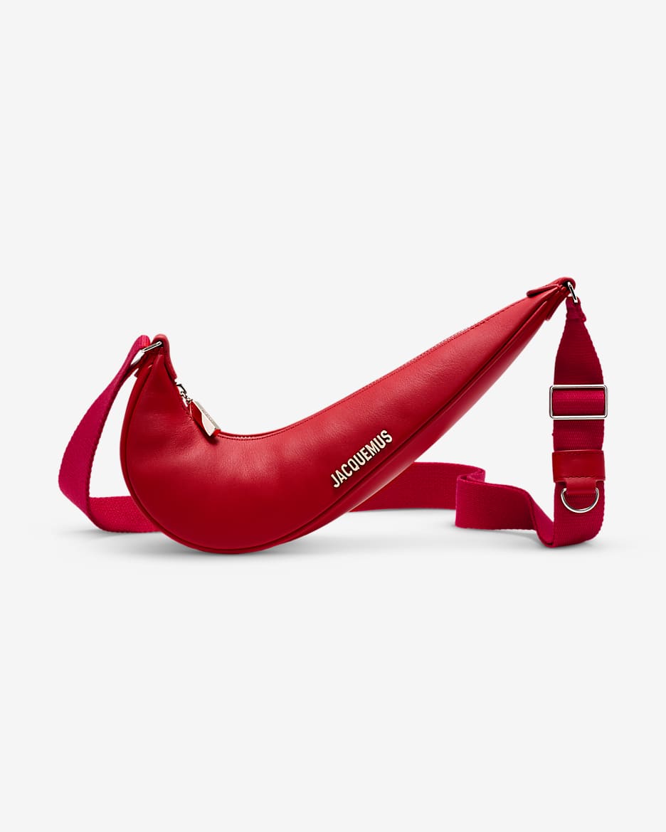 Nike x Jacquemus Le Swoosh Crossbody Bag - University Red/University Red/Shiny Silver