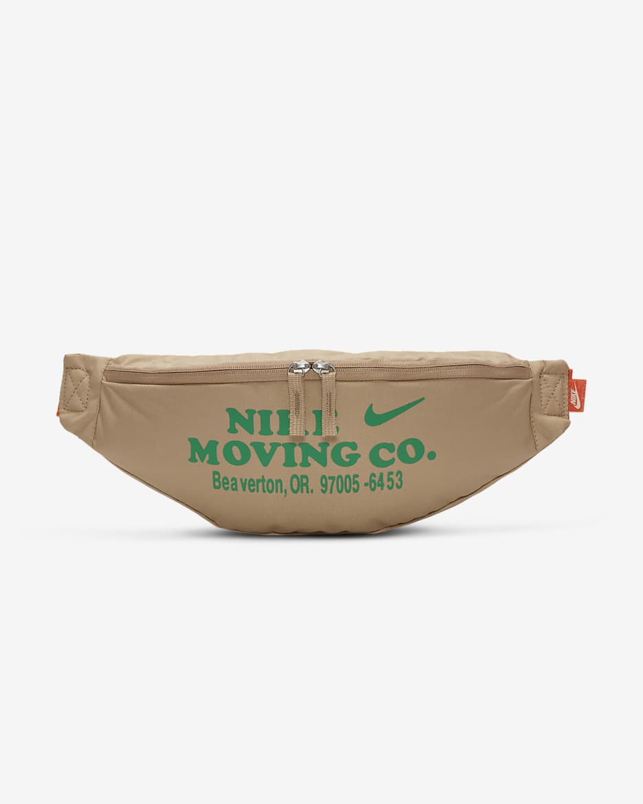 Nike Heritage Waist pack (3L) - Hemp/Safety Orange/Stadium Green