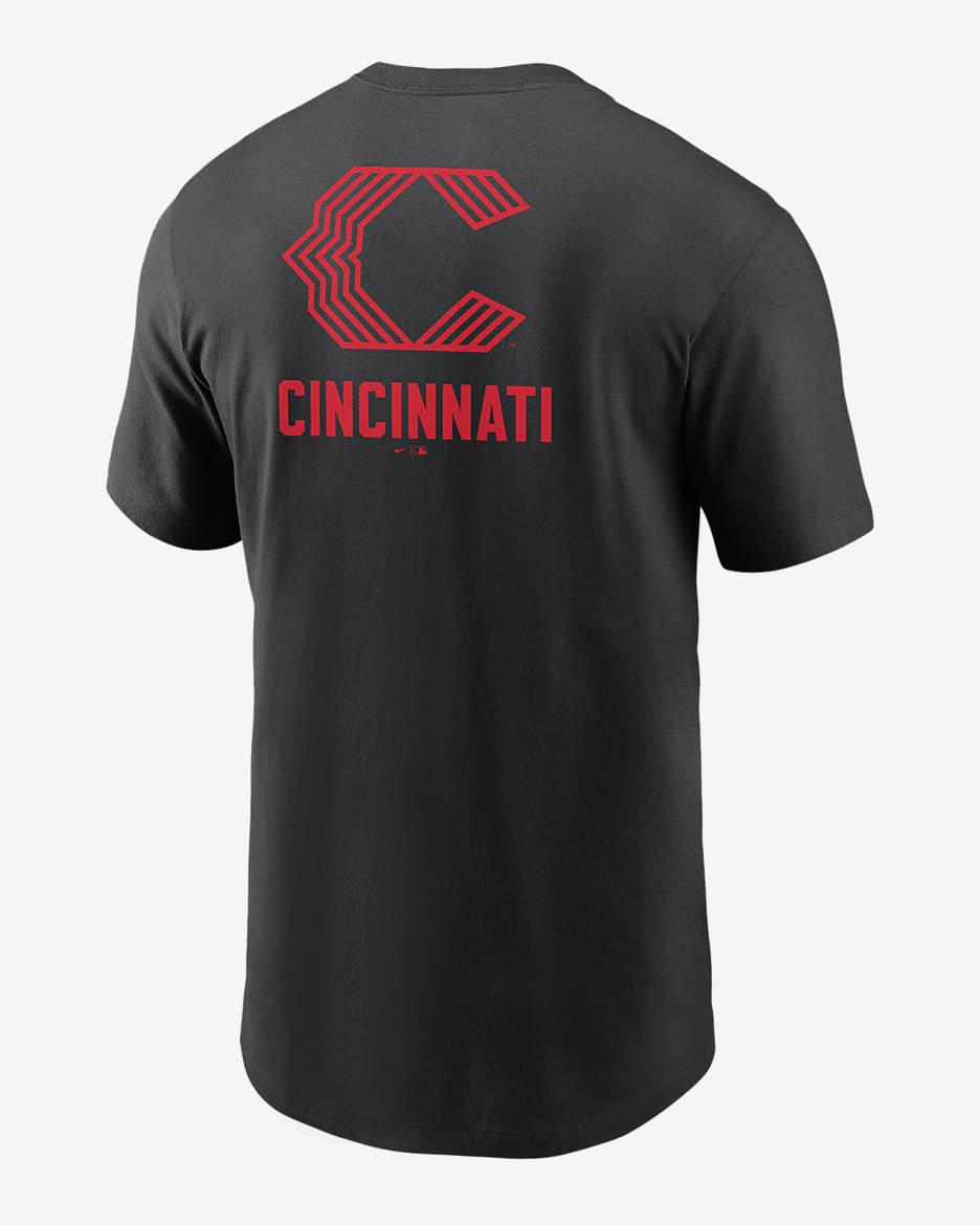 Cincinnati Reds City Connect Men's Nike MLB T-Shirt - Black