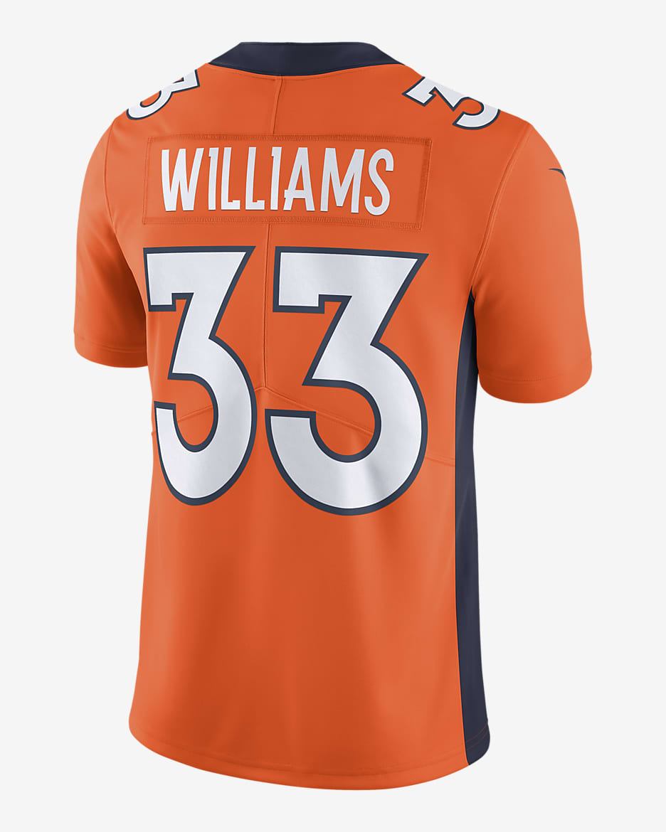 Javonte Williams Denver Broncos Men's Nike Dri-FIT NFL Limited Football Jersey - Orange