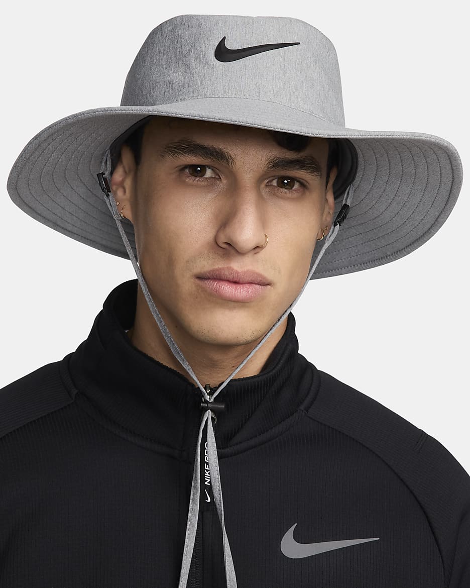 Nike Apex Dri-FIT Bucket Hat - Grey Heather/Anthracite/Black
