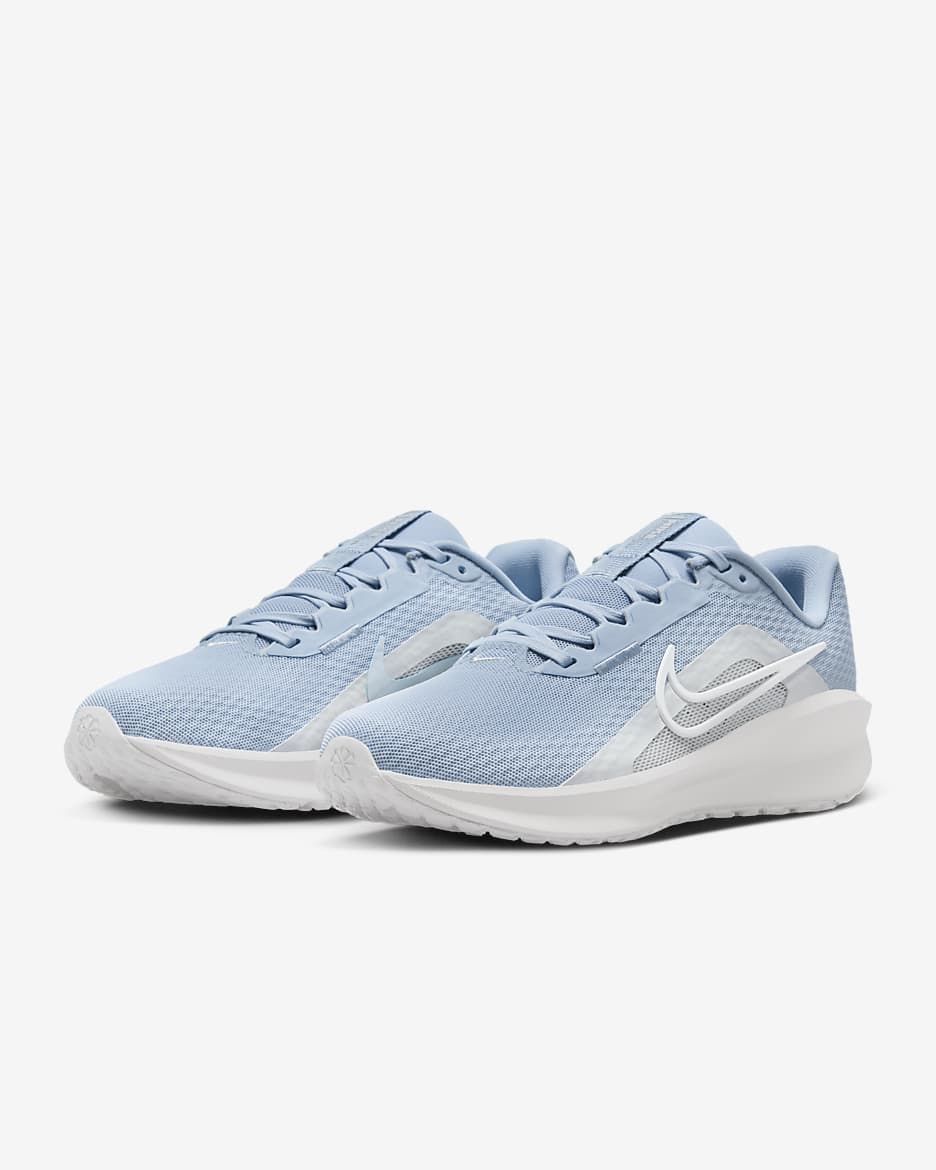 รองเท้าวิ่งโร้ดรันนิ่งผู้หญิง Nike Downshifter 13 - Light Armory Blue/Photon Dust/ขาว/Light Armory Blue