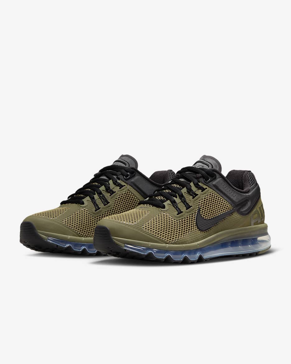 Nike Air Max 2013 Men's Shoes - Medium Olive/Metallic Silver/Black