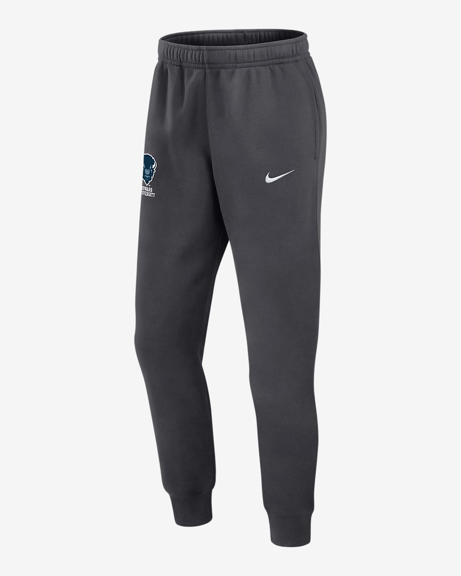 Pants universitarios Nike para hombre Howard Club Fleece Team Issue - Antracita