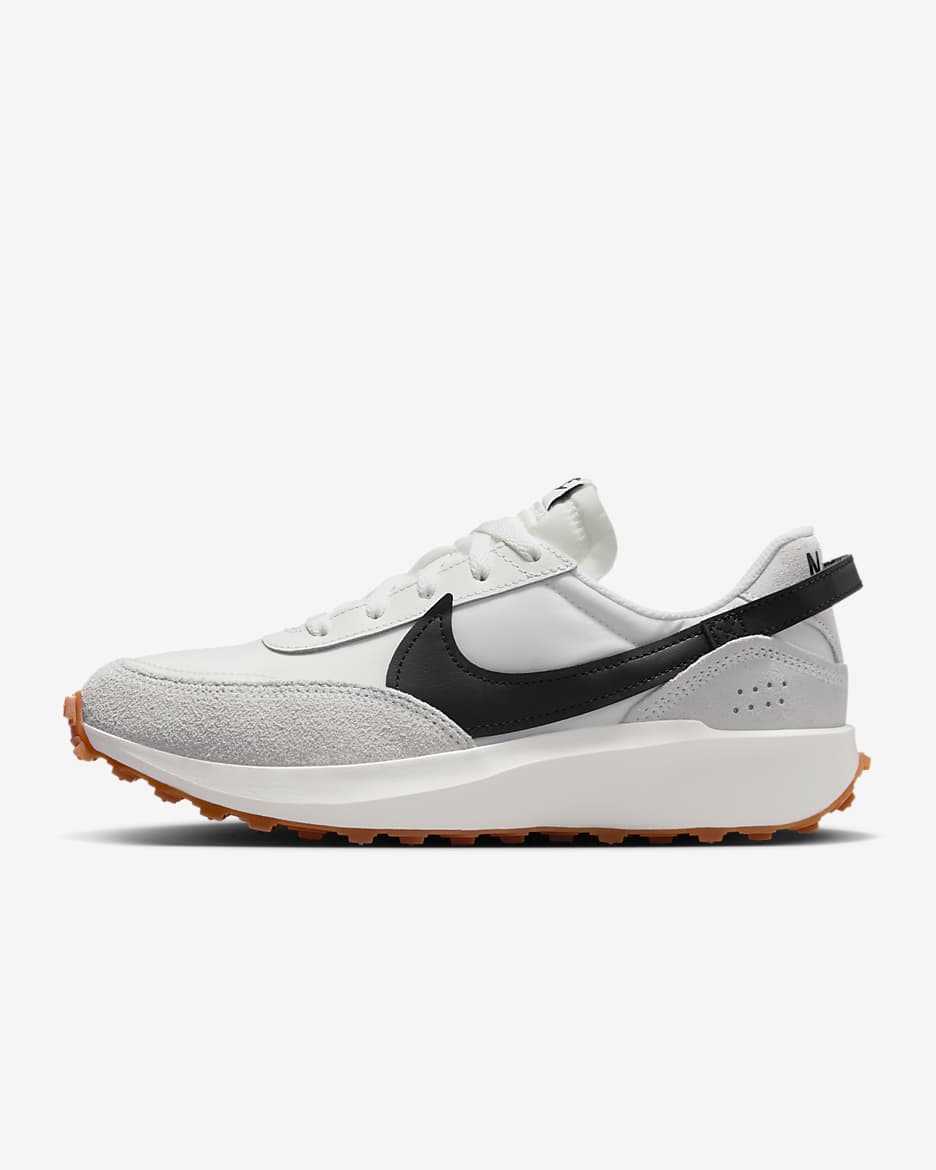 Tenis para mujer Nike Waffle Debut - Vela/Marrón medio goma/Blanco cumbre/Negro