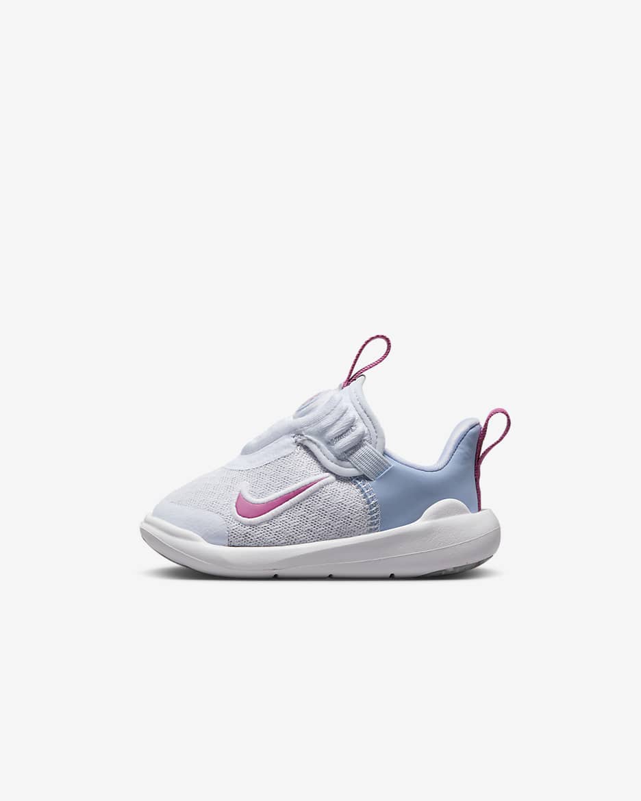 Nike E-Series 1.0 嬰幼兒鞋款 - Football Grey/Cobalt Bliss/白色/Cosmic Fuchsia
