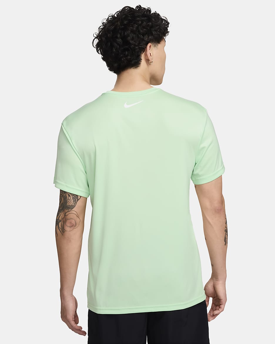 Playera Hydroguard de manga corta para hombre Nike Swim - Verde vapor