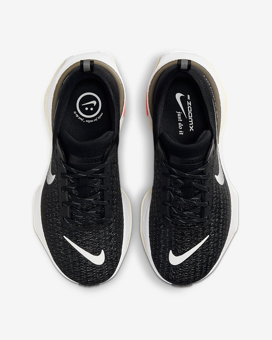 Ανδρικά παπούτσια για τρέξιμο σε δρόμο Nike Invincible 3 (πολύ φαρδιά) - Μαύρο/Coconut Milk/Bright Crimson/Λευκό