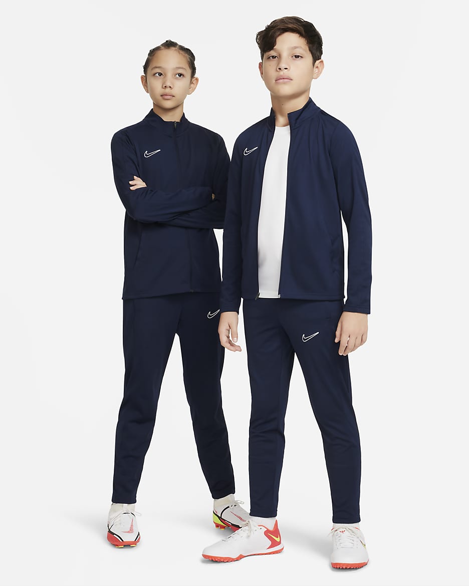 Παιδική ποδοσφαιρική φόρμα Nike Dri-FIT Academy23 - Obsidian/Obsidian/Λευκό