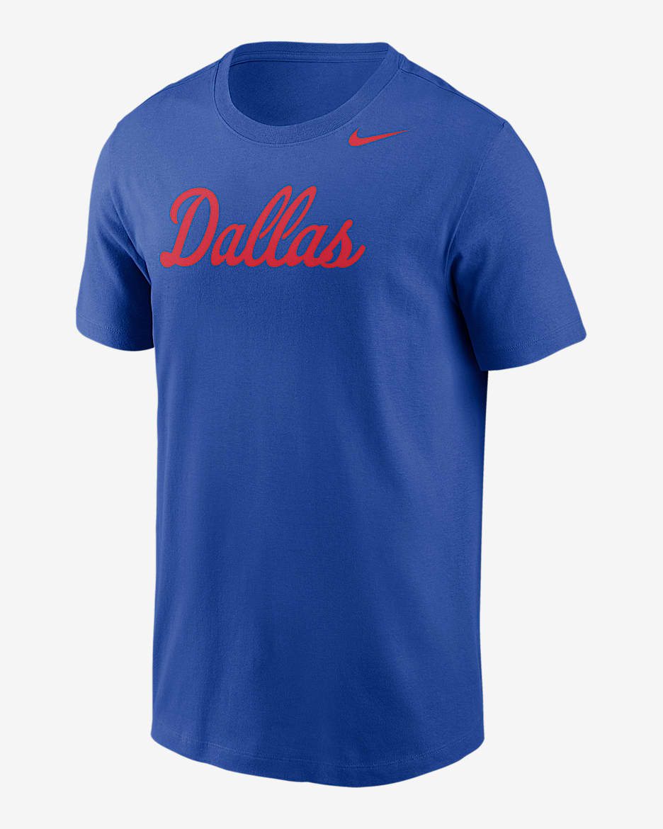 Playera universitaria Nike Dri-FIT para hombre SMU - Royal juego