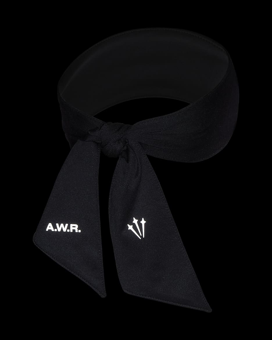 Nike Dri-FIT Reflective Head Tie - Black