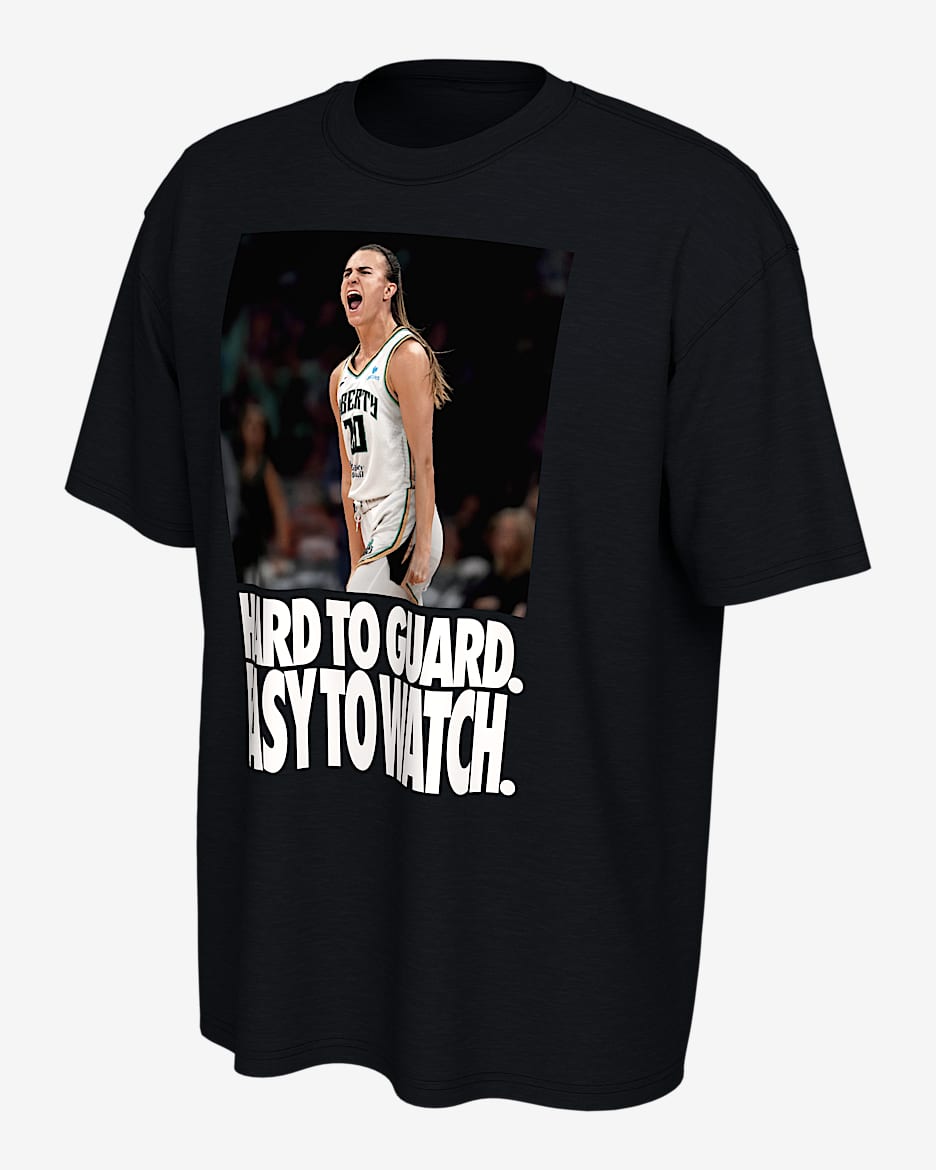 Playera Nike de la WNBA para mujer Sabrina Ionescu All-Star Weekend - Negro