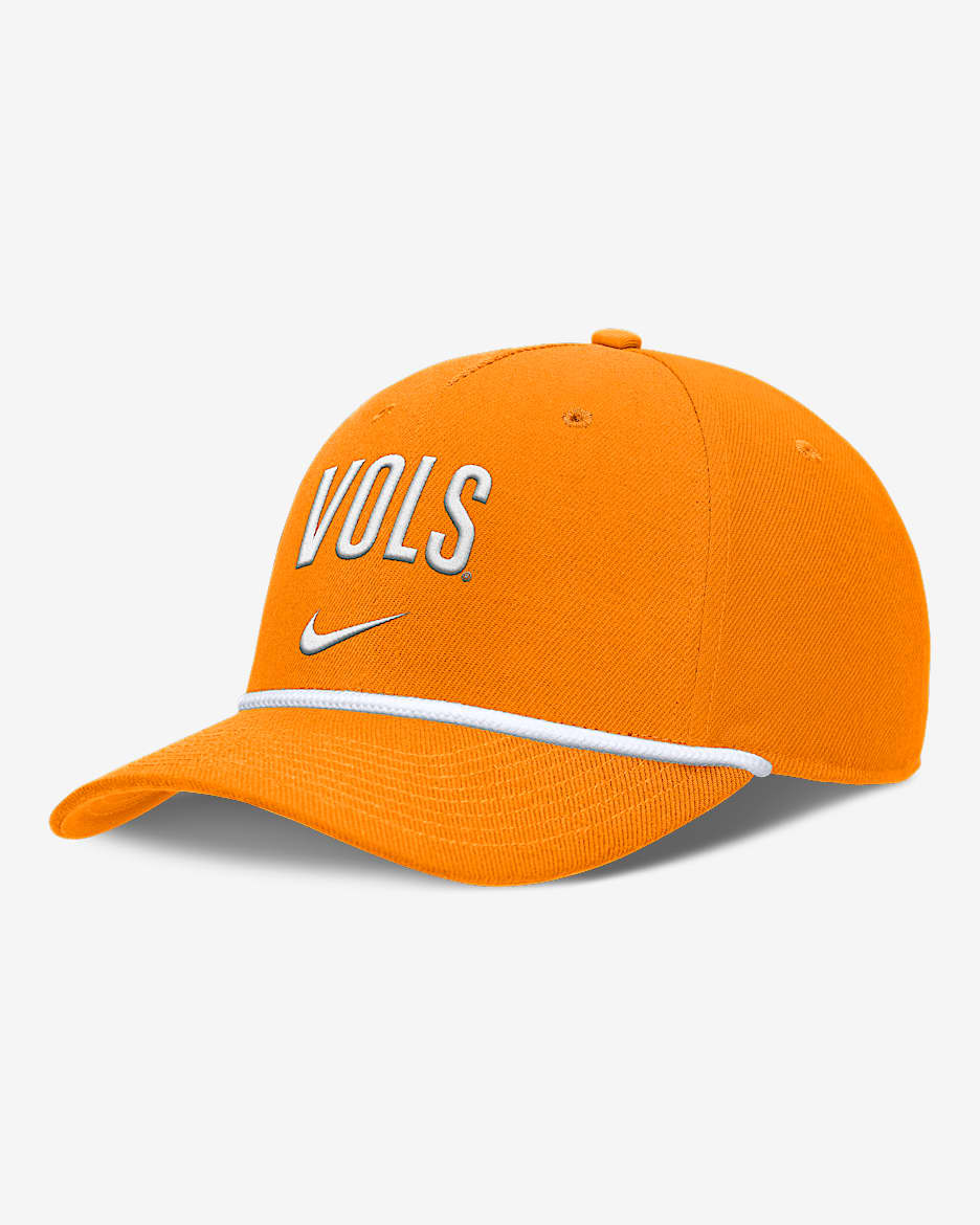 Tennessee Primetime Rise Campus Men's Nike College Adjustable Hat - Orange