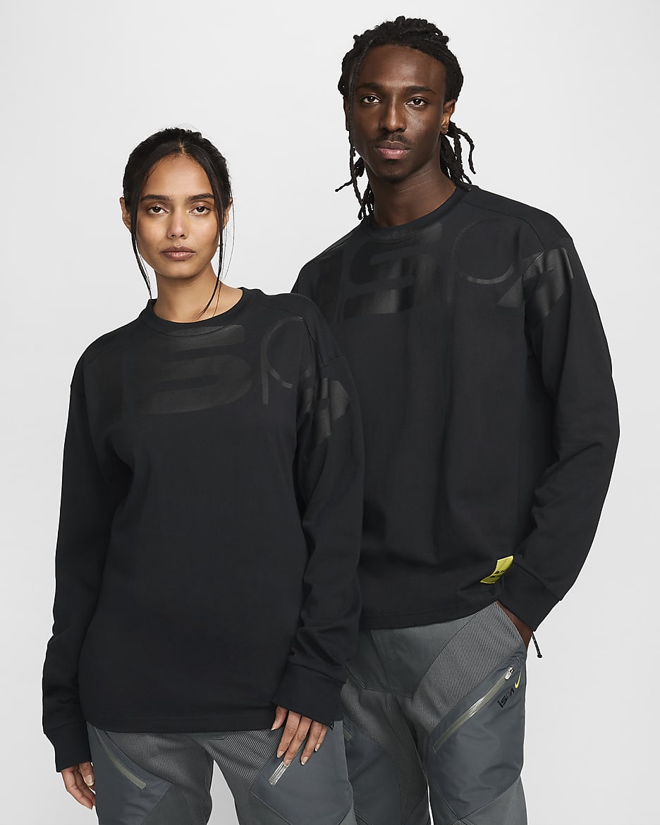 Nike ISPA Long-Sleeve Top - Black/Black