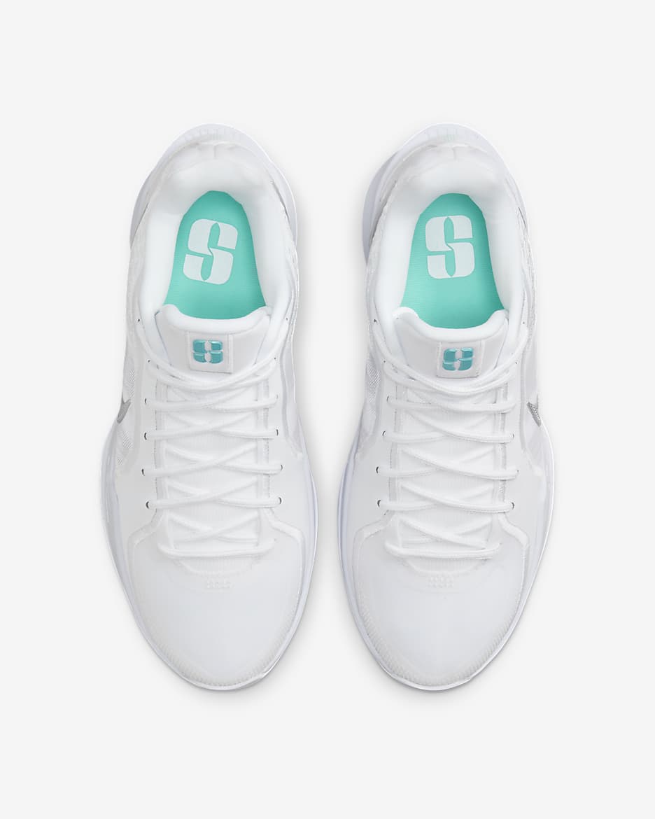 Sabrina 2 "White Noise" Basketball Shoes - White/Summit White/Glacier Blue/Metallic Silver