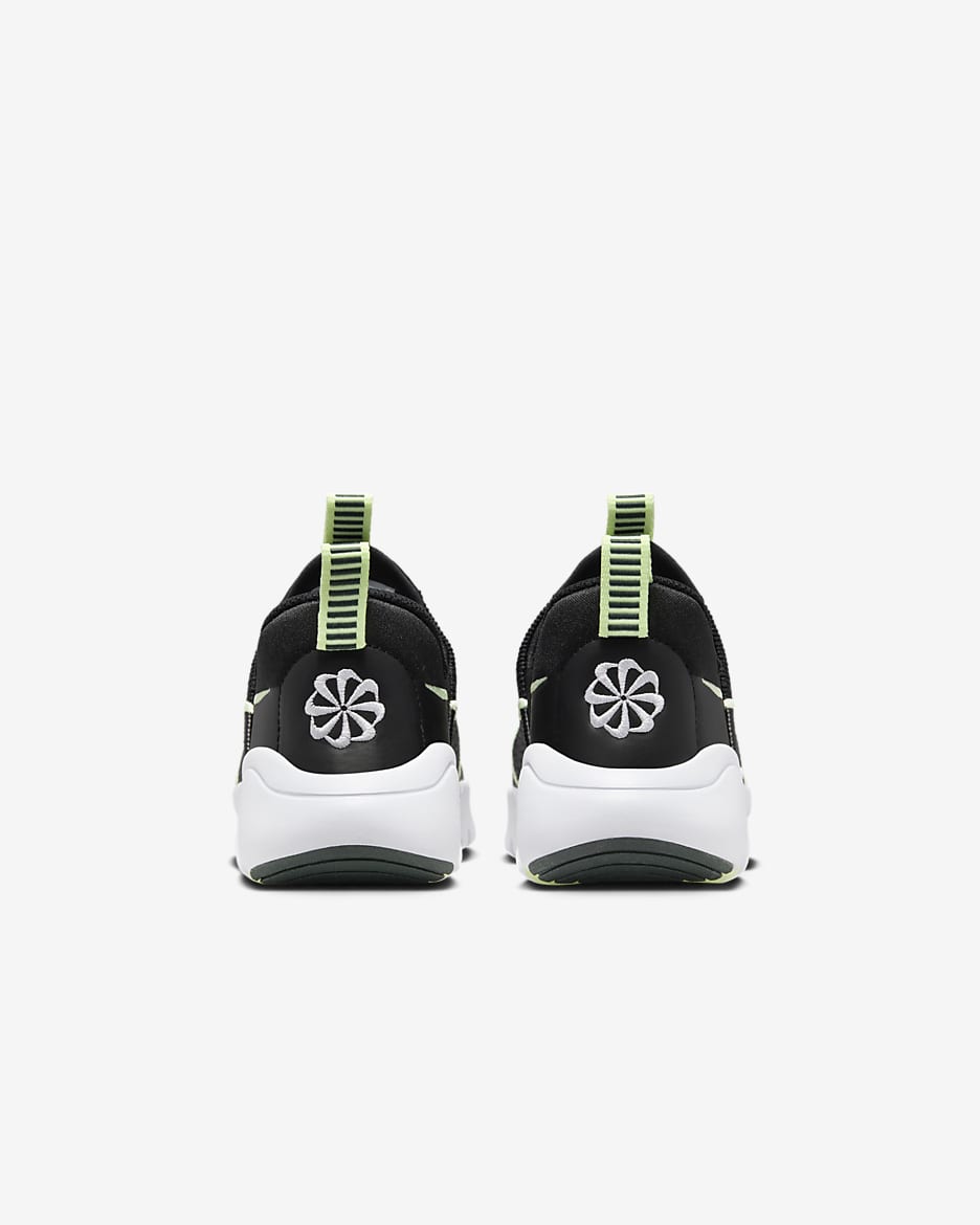 Nike Flex Plus 2 Younger Kids' Shoes - Black/Vintage Green/White/Barely Volt