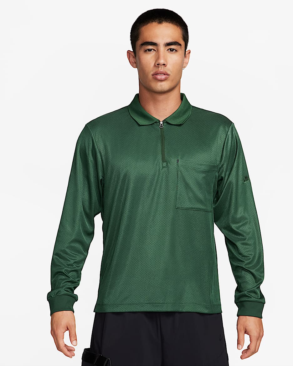 ナイキ スポーツウェア テック パック メンズ Dri-FIT 1/2ジップ ロングスリーブ トップ - ファー/ブラック/ファー