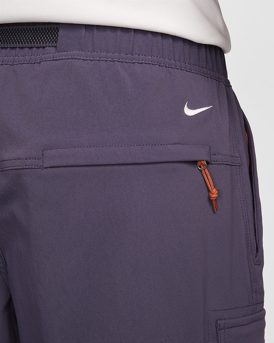 Pantalon cargo Nike ACG « Smith Summit » pour homme - Dark Raisin/Noir/Safety Orange/Summit White