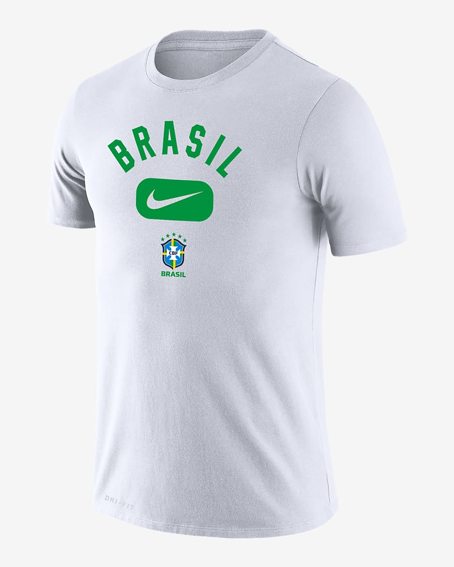 Brazil Legend Men's Nike Dri-FIT T-Shirt - White