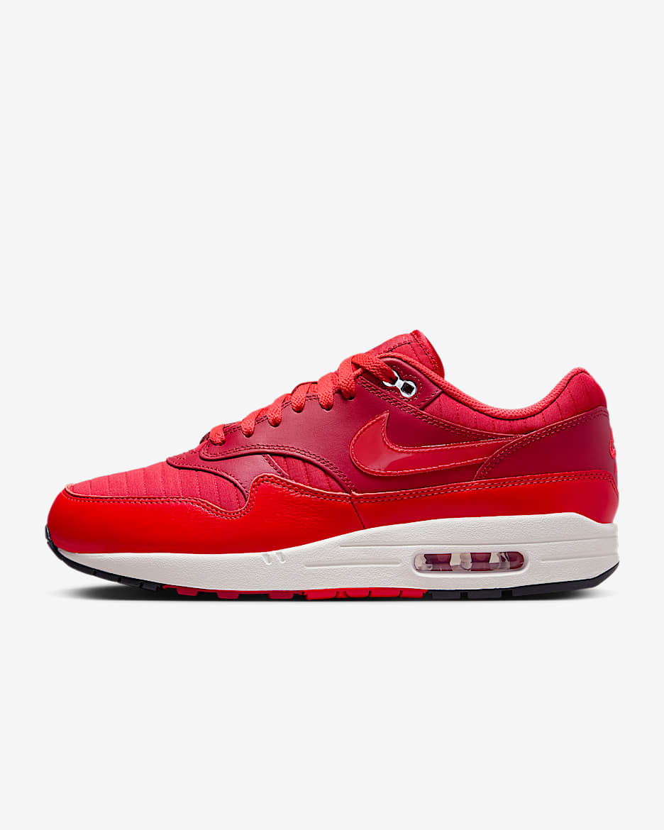Nike Air Max 1 Men's Shoes - Gym Red/University Red/Light Crimson/Sail