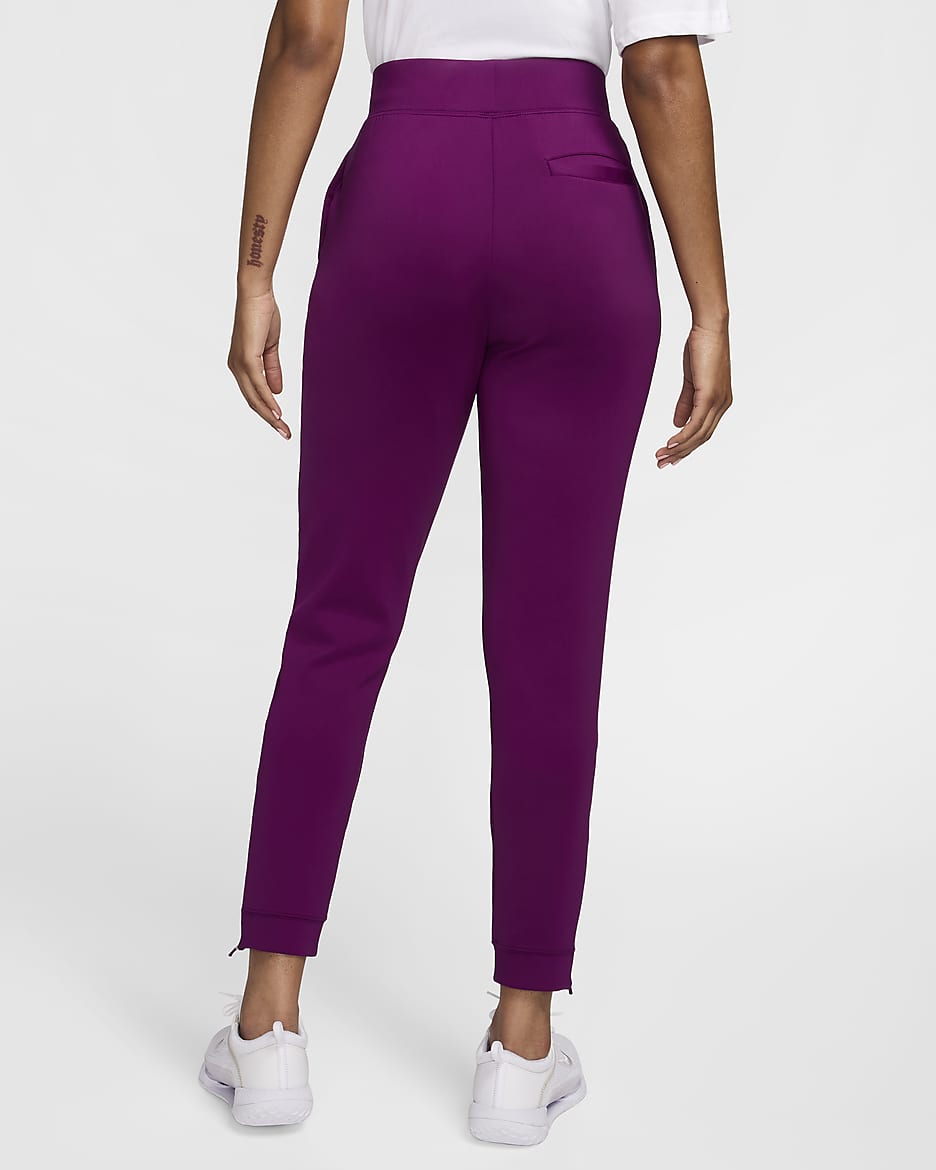 NikeCourt Dri-FIT Women's Knit Tennis Trousers - Sangria