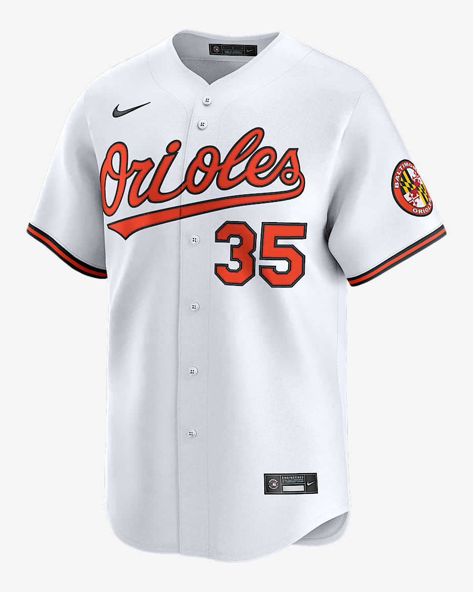 Jersey Nike Dri-FIT ADV de la MLB Limited para hombre Adley Rutschman Baltimore Orioles - Blanco