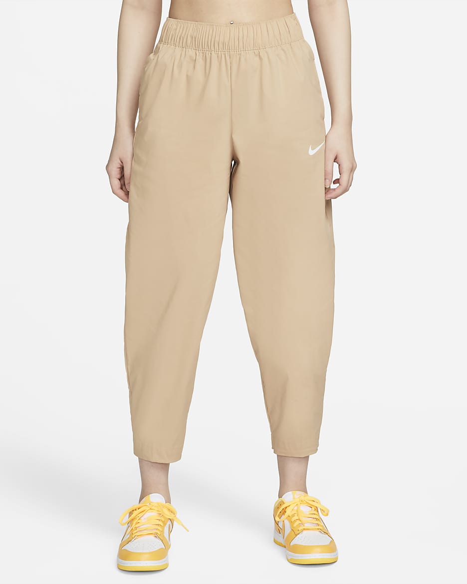 Nike Sportswear Essential Women's High-Rise Curve Pants - Hemp/White