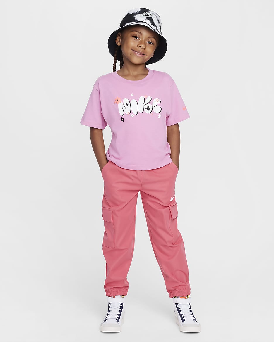 Nike Little Kids' Izzy Graphic T-Shirt - Magic Flamingo