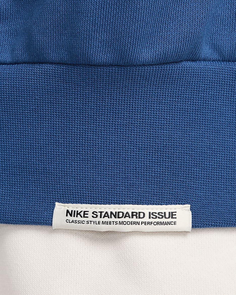 Sudadera con gorro de básquetbol sin cierre Dri-FIT para hombre Nike Standard Issue - Azul cancha