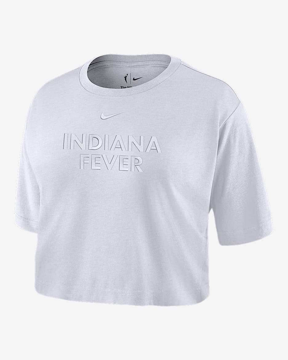Indiana Fever Women's Nike WNBA Cropped T-Shirt - White